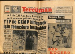 Tercüman Gazetesi 23 Ağustos 1962 - İtalyada Şiddetli Bir Deprem Oldu , 15 Ölü 100 Yaralı Var GZ67374 - 2