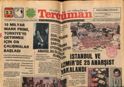 Tercüman Gazetesi 23 Ağustos 1977 - 10 Milyar Mark Primi , Türkiyeye Getirmek İçin Ön Çalışmalar Başladı GZ67621 - 1