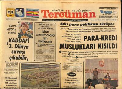 Tercüman Gazetesi 23 Ağustos 1981 - Bir Polonya Uçağı Batı Berlindeki ABD Askeri Hava Üssüne Kaçırıldı GZ67477 - 1