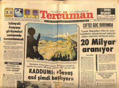 Tercüman Gazetesi 23 Ağustos 1982 - İslimyeli Anayasa Görüşmeleri Zamanında Tamamlanacak GZ67109 - 2