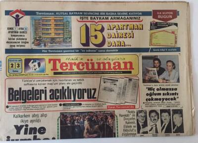 Tercüman Gazetesi 23 Ağustos 1985 - Bulgarların Gizli Planı Türkiyeyi Parçalamak GZ25131 - 1