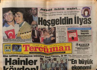 Tercüman Gazetesi 23 Ağustos 1987 - Bursada Büyük Şov GZ65188 - 1