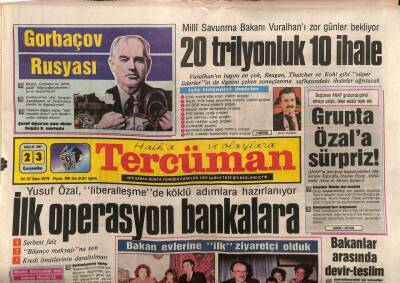 Tercüman Gazetesi 23 Aralık 1987 - Erzurumda Kutup İstasyonu GZ83216 - 1