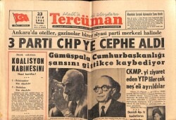 Tercüman Gazetesi 23 Ekim 1961 - Ankarada Oteller , Gazinolar Birer Siyasi Parti Merkezi Halinde GZ65668 - 2