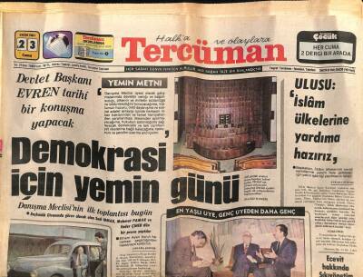 Tercüman Gazetesi 23 Ekim 1981 - Yılmaz Güneyin Nerede Gizlendiği Hala Belli Olmadı GZ67260 - 2