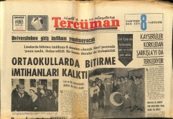 Tercüman Gazetesi 23 Eylül 1967 - Ortaokullarda Bitirme İmtihanları Kalktı GZ67373 - 1