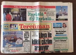 Tercüman Gazetesi 23 Eylül 1985 - Libya İle Köklü Çözüm Aranıyor GZ10421 - 2