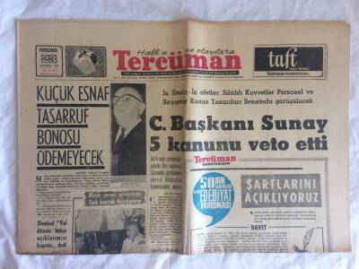 Tercüman Gazetesi 23 Haziran 1966 - Selda Alkor Attan Düştü GZ73636 - 1