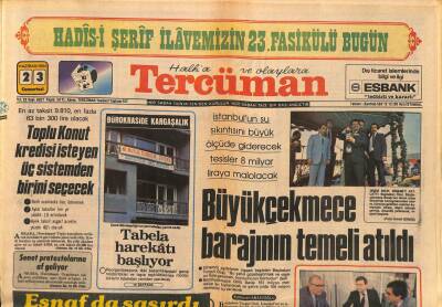 Tercüman Gazetesi 23 Haziran 1984 - Papandreu kendini Aptal Durumuna Düşürdü GZ79371 - 1