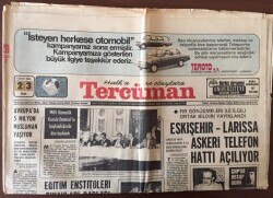 Tercüman Gazetesi 23 Kasım 1976 - Avrupada 5 Milyon Müslüman Yaşıyor GZ10514 - 2