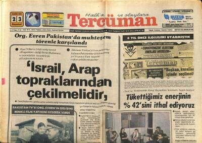 Tercüman Gazetesi 23 Kasım 1981 - Fenerbahçe Teknik Direktörü Rausch Arkadaşımız Faik Gürsese Saldırarak Yaraladı GZ122112 - 1