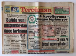 Tercüman Gazetesi 23 Kasım 1985 - Evrenin İzmir de Doğduğu Ev Bugün Müze Olarak Açılıyor GZ10845 - 2
