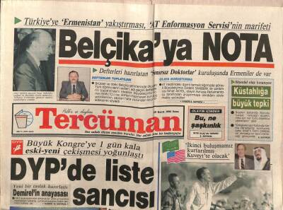 Tercüman Gazetesi 23 Kasım 1990 - Bu Gecenin Yıldızı Bülent Ersoy GZ85101 - 1