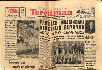 Tercüman Gazetesi 23 Mayıs 1961 - 147lerden Aziz Köklü Parise Tayin Edildi GZ67699 - 2