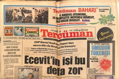 Tercüman Gazetesi 23 Mayıs 1979 - Doğum Günü Hediyesi GZ55117 - 1