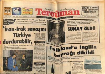 Tercüman Gazetesi 23 Mayıs 1982 - Doğum Günü Hediyesi GZ54496 - 1