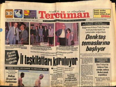 Tercüman Gazetesi 23 Mayıs 1983 - Sırrı Atalay İnönünün Kuracağı Partiye Gireceğini Açıkladı GZ65921 - 1
