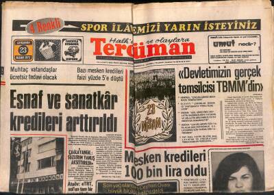Tercüman Gazetesi 23 Nisan 1975 - Giresunlu Boksörler Malzemesizlikten Şikayetçi - 1000 Lira Taksitle Otomobil GZ118920 - 1