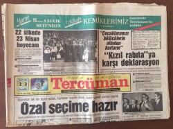 Tercüman Gazetesi 23 Nisan 1987 - 23 Nisan Heyecanı GZ10378 - 2