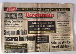 Tercüman Gazetesi 23 Ocak 1975 - Seçim İttifakı Tasarısı Hazırlandı GZ11346 - 2