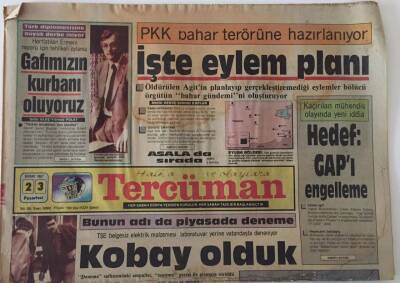 Tercüman Gazetesi 23 Şubat 1987 - Vatandaş Kobay Oldu ... GZ25127 - 1