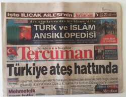 Tercüman Gazetesi 23 Şubat 2003 - Türkiye Ateş Hatında Iraktaki Bir Kıvılcım Güneydoğuyu Yakabilir GZ11596 - 2