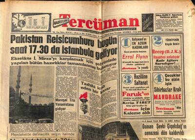 Tercüman Gazetesi 23 Temmuz 1956 - Memlekette Definecilik Salgın Halinde GZ53986 - 1