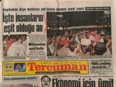 Tercüman Gazetesi 23 Temmuz 1988 - Sema Kürkçü,Kaderde Kocamı Ameliyat Etmekte Varmış Dedi GZ89103 - 1