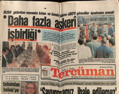 Tercüman Gazetesi 23 Temmuz 1991 - Devlet Görevlilerini Öldürenlere de Şartlı Tahliye GZ76709 - 1