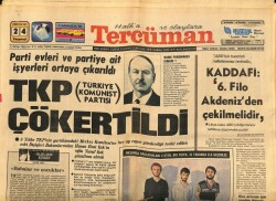 Tercüman Gazetesi 24 Ağustos 1981 - Parti Evleri Ve Partiye Ait İşyerleri Ortaya Çıkarıldı GZ67478 - 1