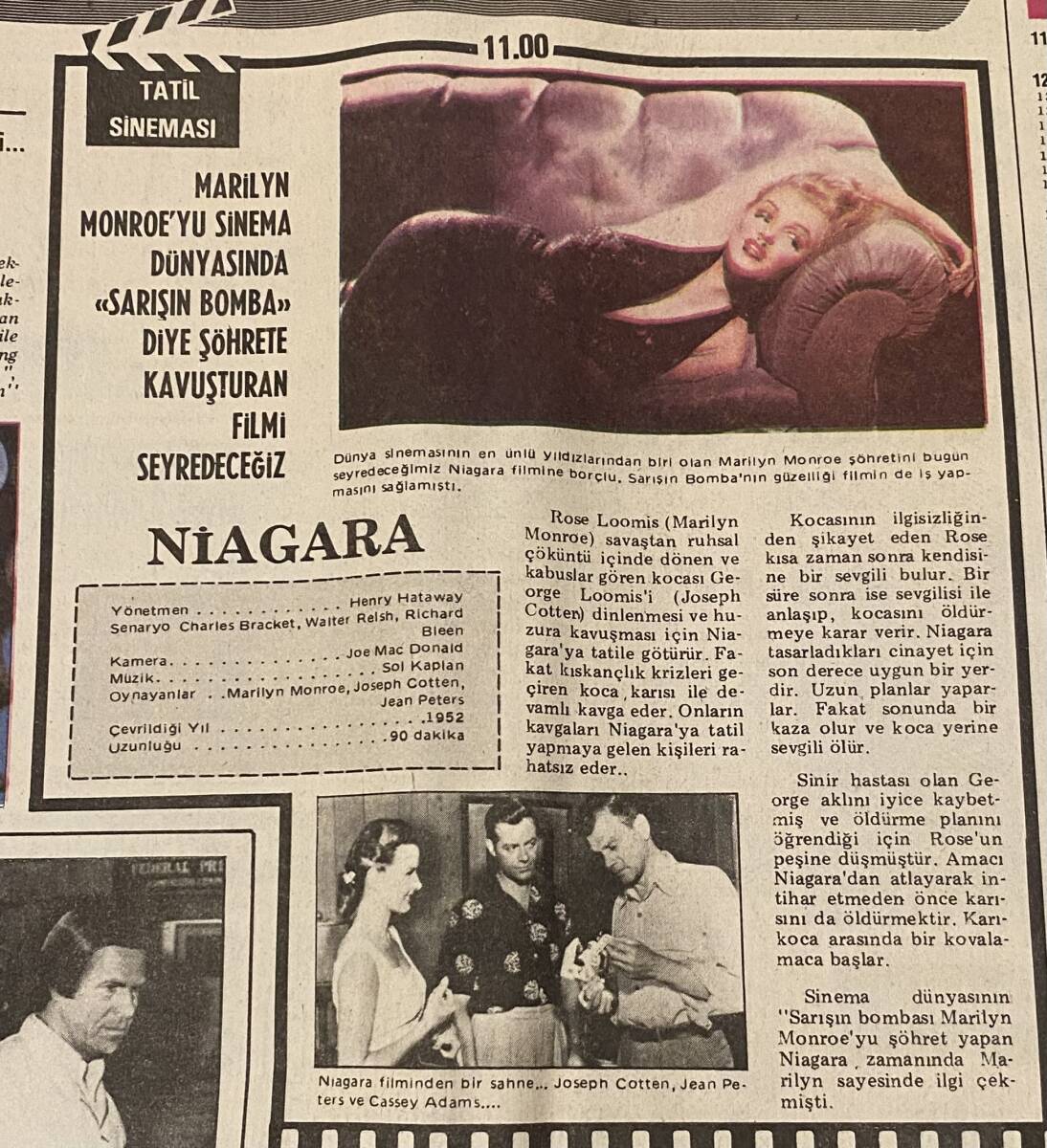 Tercüman Gazetesi 24 Aralık 1978 - Ajda Pekkan, Nilüfer; Bu Şarkılar İsrail'de Dereceye Giremez - Marilyn Monroe Sarışın Bomba 