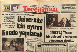 Tercüman Gazetesi 24 Aralık 1980 - Üniversite İçin Ayırım Lisede Yapılacak GZ65453 - 2