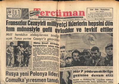 Tercüman Gazetesi 24 Ekim 1956 - Jayne Mansfield Ve Aptal Tavşanı - Hususî Oto Ve Kamyonlardan Işgaliye Vergisi Alınacak GZ118931 - 1