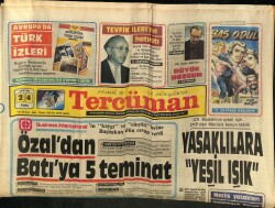 Tercüman Gazetesi 24 Ekim 1986 - Ünlülerin Nabız larını Tuttuk * Yıldız Kenter - Aydan Şener - Rauf Tamer GZ70388 - 3