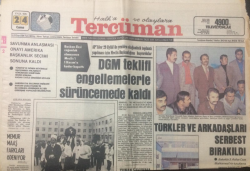 Tercüman Gazetesi 24 Eylül 1976 - DGM Teklifi Engellemelerle Sürüncemede Kaldı - GZ15017 - 1