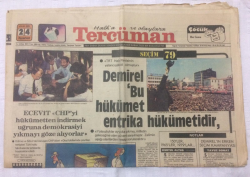 Tercüman Gazetesi 24 Eylül 1979 - Lider Şenol Güneşten Oldu.Atılan Bir Taşla Genç Kaleci Yaralandı - GZ15587 - 2