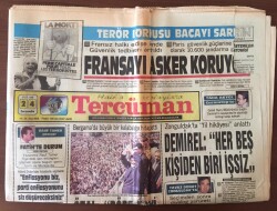 Tercüman Gazetesi 24 Eylül 1986 -Özal İçin İki Tehlike Demirel Ve İnönü GZ10437 - 2
