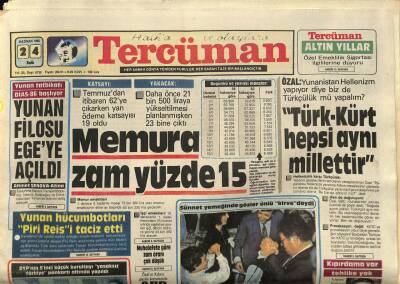 Tercüman Gazetesi 24 Haziran 1986 - Acımak Ve Çalıkuşundan Sonra Sırada Bomba Ve Kesik Baş Var GZ65957 - 1