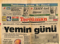Tercüman Gazetesi 24 Kasım 1983 - Uğur Mumcu Ceza Davasında Beraat Etti GZ70023 - 1