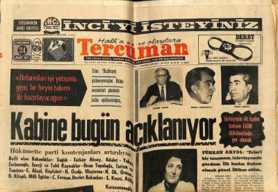 Tercüman Gazetesi 24 Mart 1971 - CHP Genel Sekreterliğine Şeref Bakşık Seçilldi GZ70816 - 2
