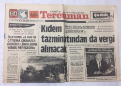Tercüman Gazetesi 24 Mart 1978 - Kıdem Tazminatından Da Vergi Alınacak - GZ17222 - 1