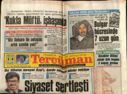 Tercüman Gazetesi 24 Mart 1988 - Kukla Müftü İş Başında GZ64504 - 2