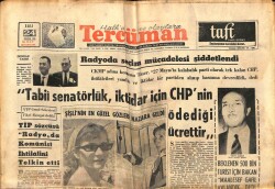 Tercüman Gazetesi 24 Mayıs 1966 - Radyoda Seçim Mücadelesi Şiddetlendi GZ65709 - 2