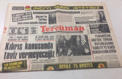 Tercüman Gazetesi 24 Mayıs 1975 - Kıbrıs Konusunda Taviz Vermeyeceğiz - GZ15394 - 1