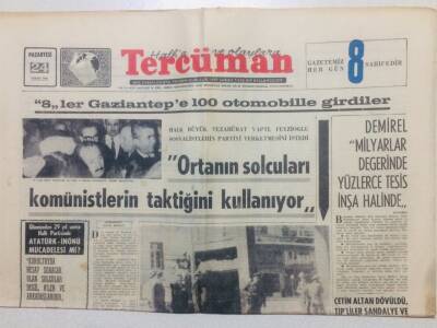 Tercüman Gazetesi 24 Nisan 1967 - Ortanın Solcuları Komünistlerin Taktiğini Kullanıyor GZ53405 - 1