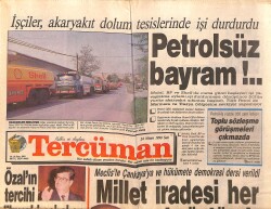 Tercüman Gazetesi 24 Nisan 1990 - Haliç Yine Çöplük Gibi - Petrolsüz Bayram !.. GZ157878 - Gökçekoleksiyon