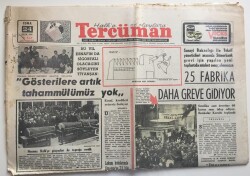 Tercüman Gazetesi 24 Ocak 1969 - 25 Fabrika Daha Greve Gidiyor GZ6249 - 2
