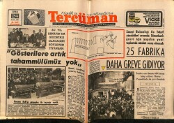 Tercüman Gazetesi 24 Ocak 1969 - 25 Fabrika Daha Greve Giriyor GZ70090 - 1