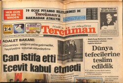 Tercüman Gazetesi 24 Ocak 1979 - Can İstifa Etti Ecevit Kabul Etmedi GZ70657 - 2
