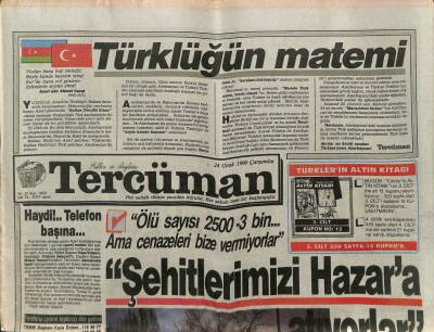 Tercüman Gazetesi 24 Ocak 1990 - Gönül Yazar Benim Evime Erkek Sinek Bile Giremez !.. !! GZ83262 - 1